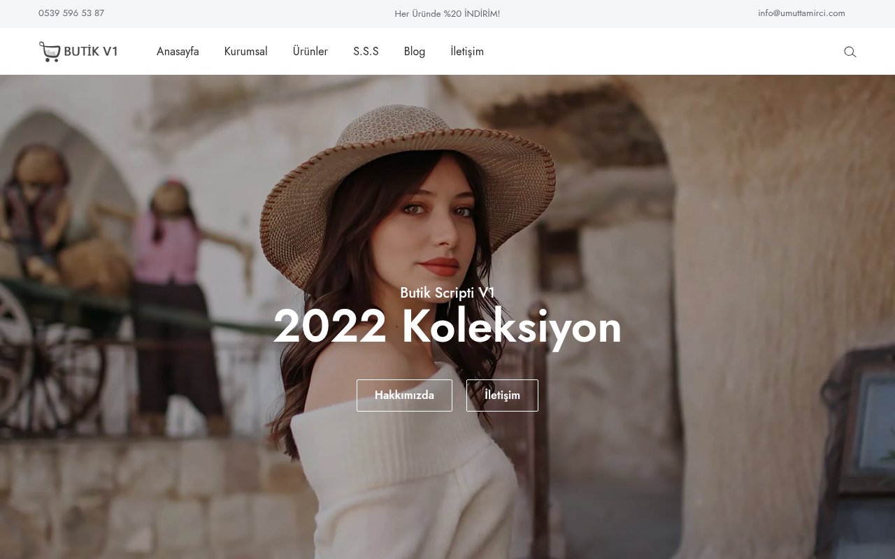 Butik E-Ticaret V1