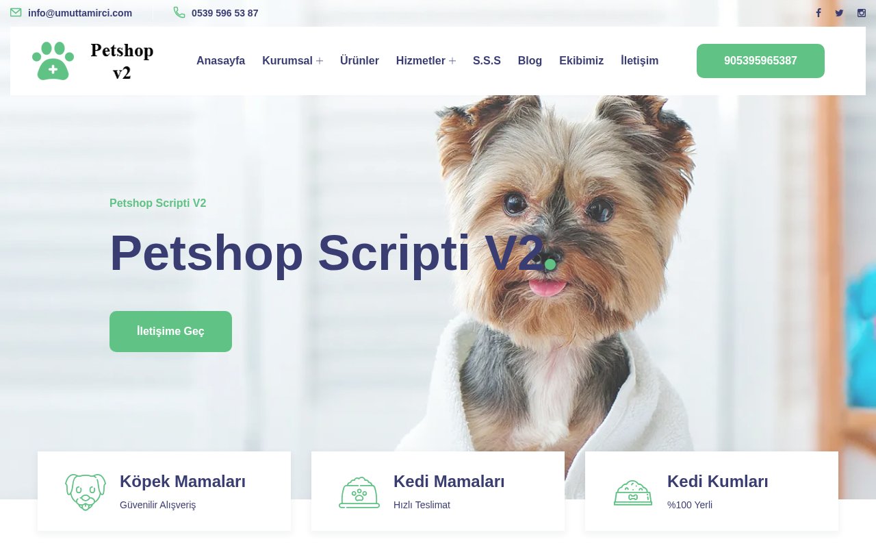 Petshop & Veteriner V2